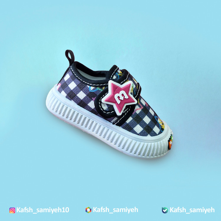 کفش بچگانه سوتی چهارخونه 20 تا 25